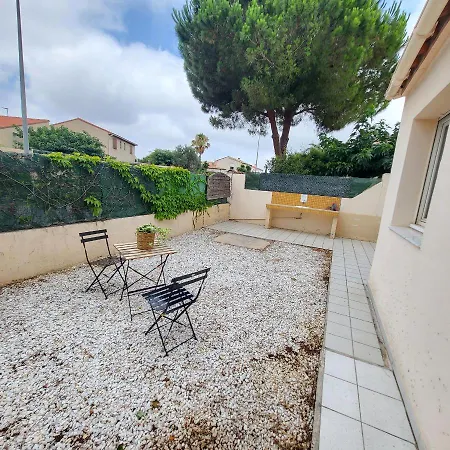 Bel Appartement Avec Jardin De 30M2 , Climatise Avec Parking Et Arrivee Autonome Cabestany Exterior photo
