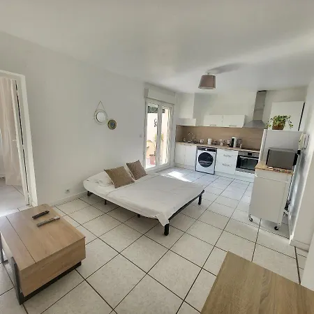 Bel Appartement Avec Jardin De 30M2 , Climatise Avec Parking Et Arrivee Autonome Cabestany Exterior photo